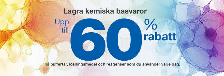 Stora besparingar på laboratoriekemikalier