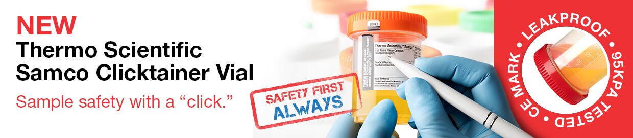 Samco Clicktainer Vial Samco Clicktainer Vial product promotion banner